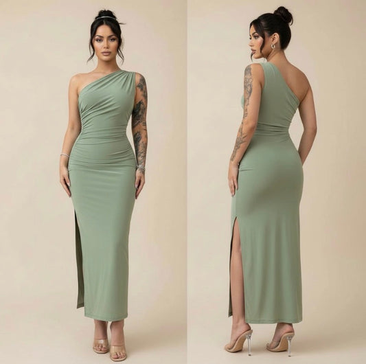 Women’s Sexy Backless Maxi Dress – Sleeveless Bodycon Split Party Dress for Summer | Elegant Club & Streetwear Outfit