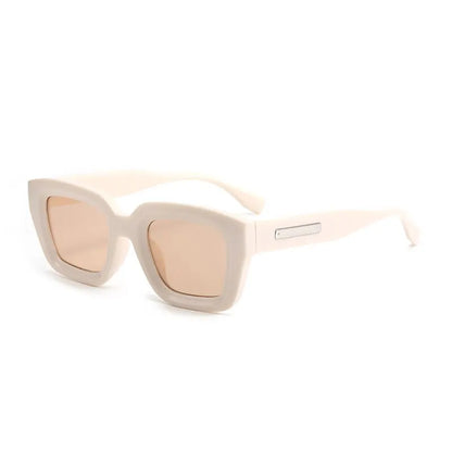 Retro Square Sunglasses UV400 Protection – Unisex Fashion Out/In Door Shades**