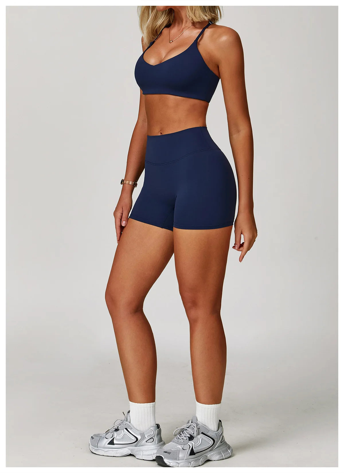 Women's 2/3PCS Yoga Set Workout Clothes Long Sleeve Sports Bra Leggings Gym Running Activewear Outfit