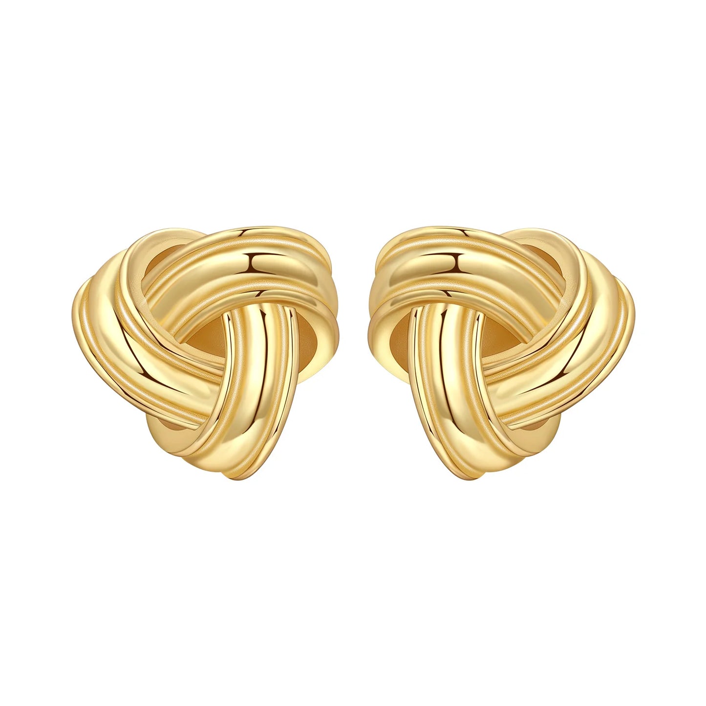 S925 Sterling Silver 18K Gold-Lined Zircon Hoop Earrings for Women