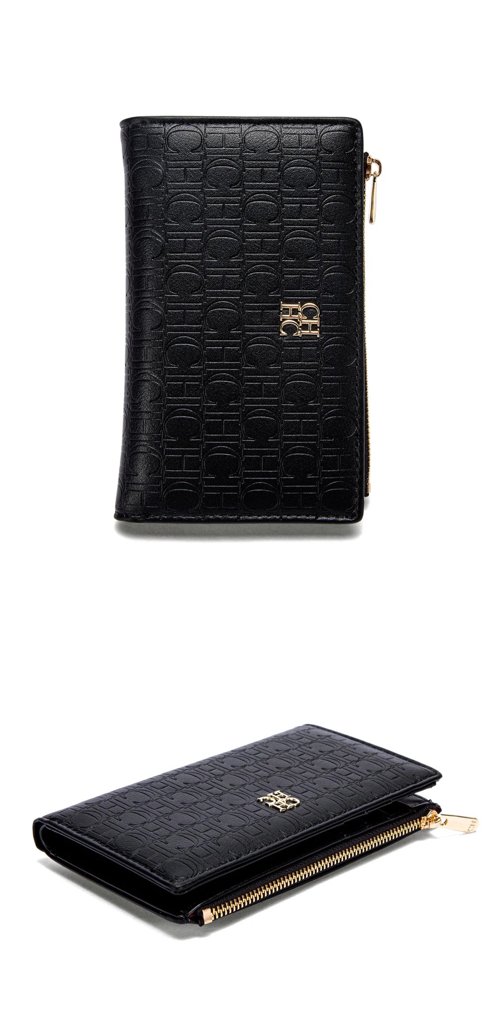Retro Classic Style Solid Color Women's Long Wallet with Letter Print Portable Women's Clutch Bag Fashionable and Simple