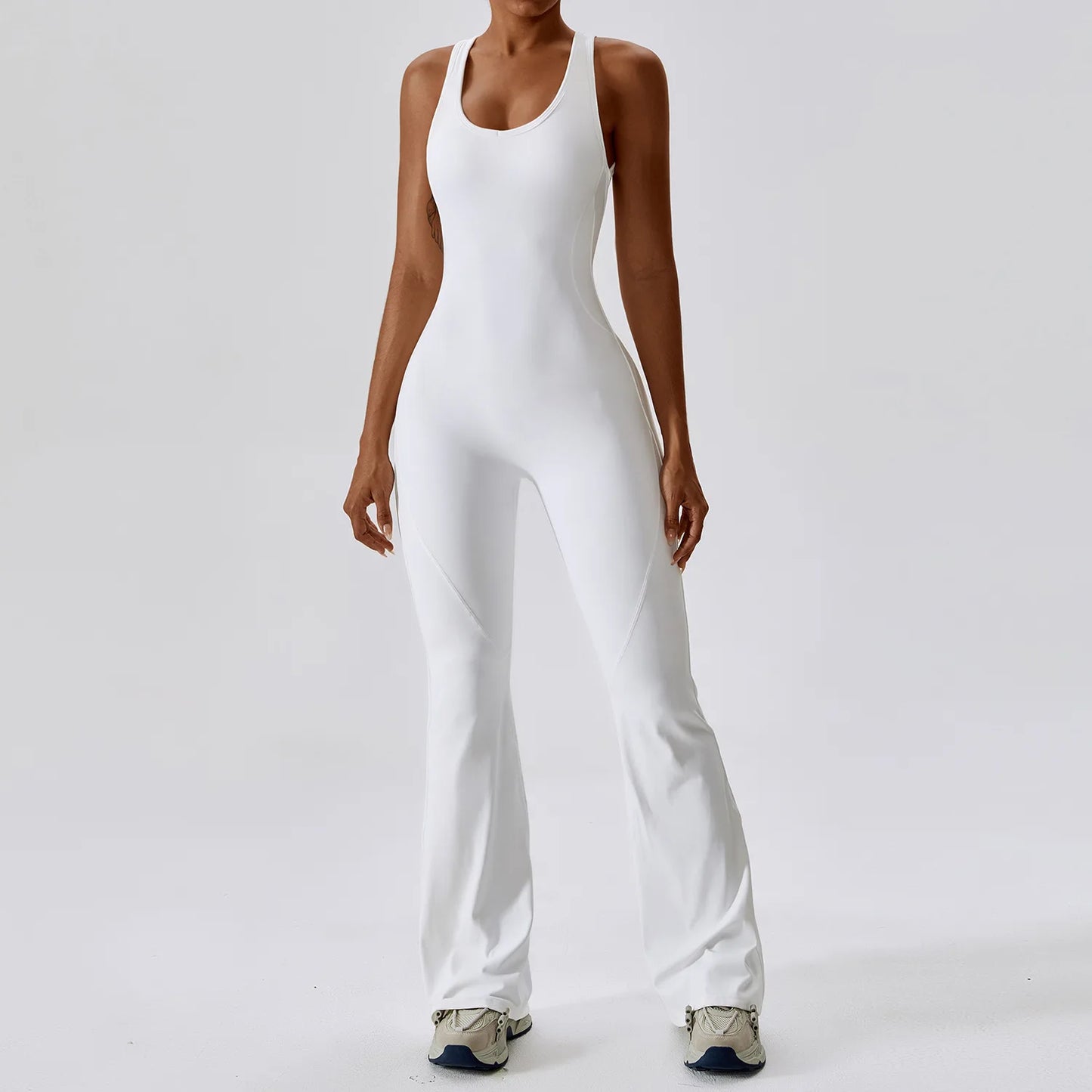 Women's 1 Pcs Seamless Yoga Jumpsuit – Push-Up Fitness Romper for Gym, Workout & Training