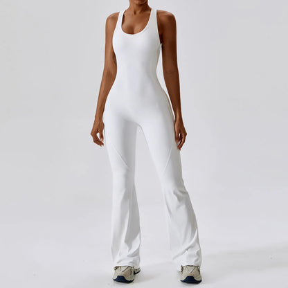 Women's 1 Pcs Seamless Yoga Jumpsuit – Push-Up Fitness Romper for Gym, Workout & Training