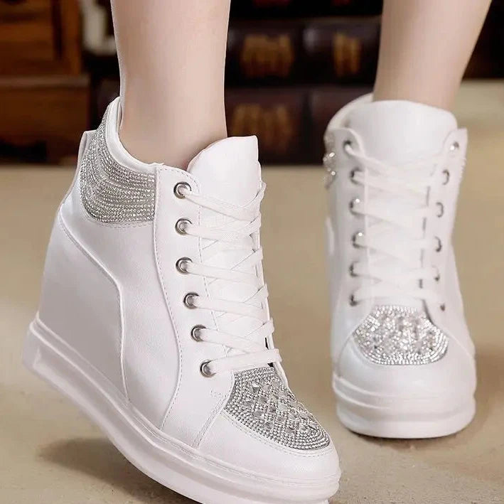 Women’s Platform Wedge Clogs – Round Toe Slip-On Shoes with Height Increase, Casual Summer & Fall Footwear