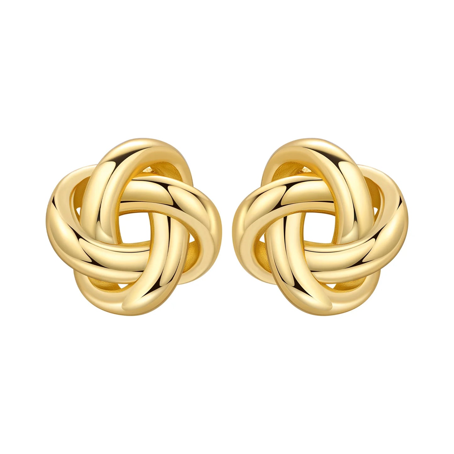 S925 Sterling Silver 18K Gold-Lined Zircon Hoop Earrings for Women