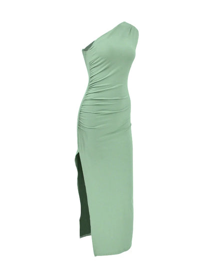 Women’s Sexy Backless Maxi Dress – Sleeveless Bodycon Split Party Dress for Summer | Elegant Club & Streetwear Outfit