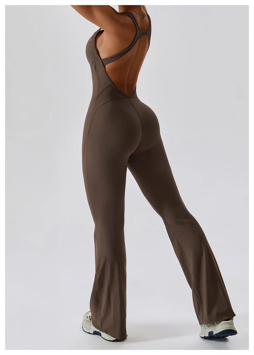 Women's 1 Pcs Seamless Yoga Jumpsuit – Push-Up Fitness Romper for Gym, Workout & Training