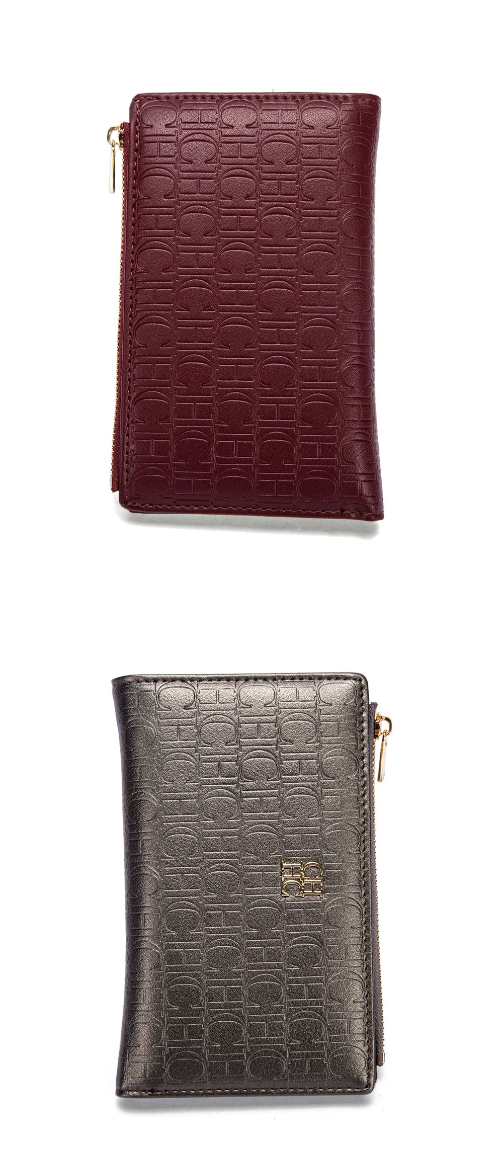 Retro Classic Style Solid Color Women's Long Wallet with Letter Print Portable Women's Clutch Bag Fashionable and Simple
