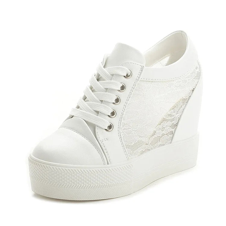 Women’s Platform Wedge Clogs – Round Toe Slip-On Shoes with Height Increase, Casual Summer & Fall Footwear