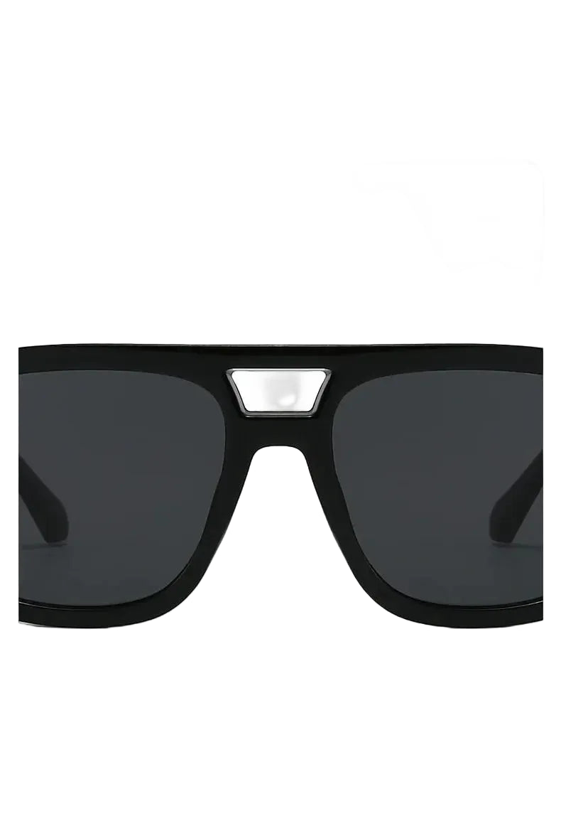 Retro Double Bridge Square Sunglasses for Women & Men – Candy Color Oversized UV400 Fashion Sun Glasses