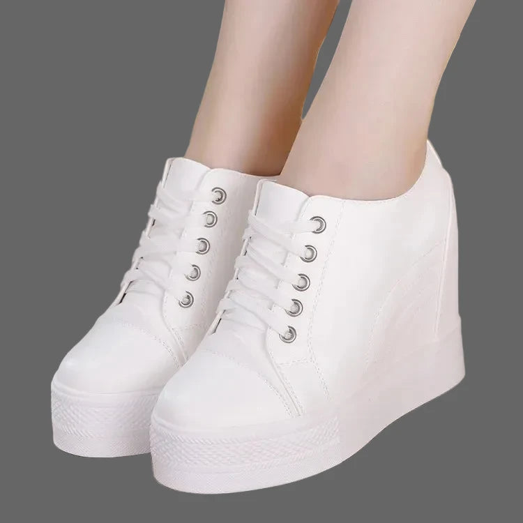 Women’s Platform Wedge Clogs – Round Toe Slip-On Shoes with Height Increase, Casual Summer & Fall Footwear