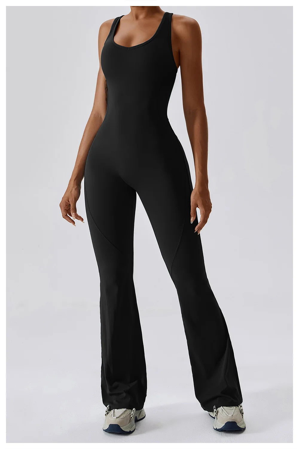Women's 1 Pcs Seamless Yoga Jumpsuit – Push-Up Fitness Romper for Gym, Workout & Training