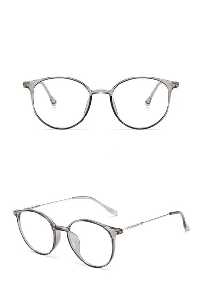 Men And Women Round Anti Blue Glasses Computer Frame Optical Lenses New Arrival 2023