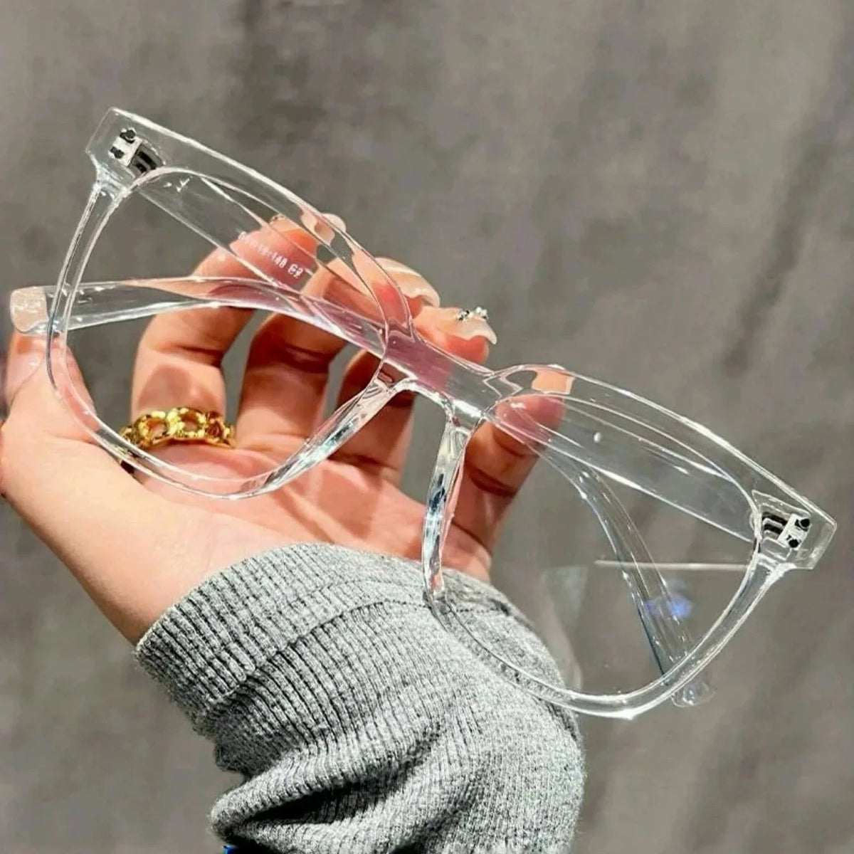 3 Piece Square Frame Blue Light Blocking Glasses Set for Women