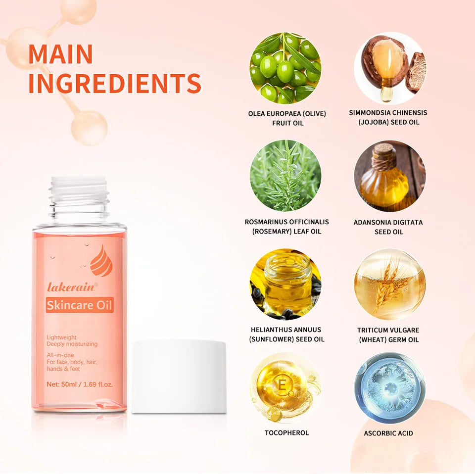 Skincare Oil Vitamin E Skin Care essence Body Oil for Scars Pregnancy Marks Facial Body Moisturizing Oil For All Skin Types