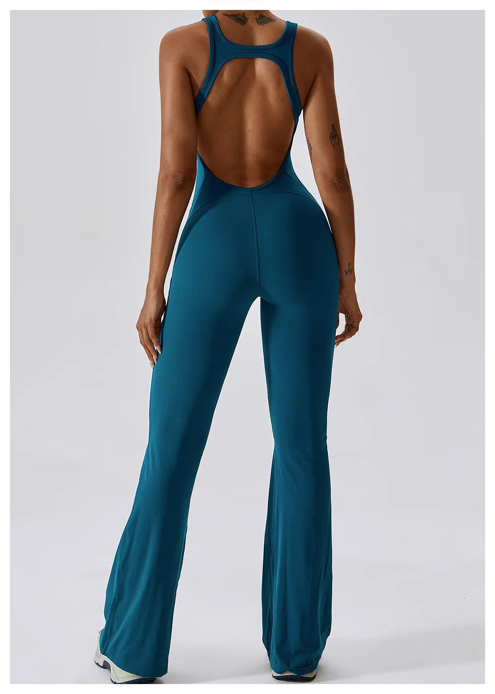Women's 1 Pcs Seamless Yoga Jumpsuit – Push-Up Fitness Romper for Gym, Workout & Training