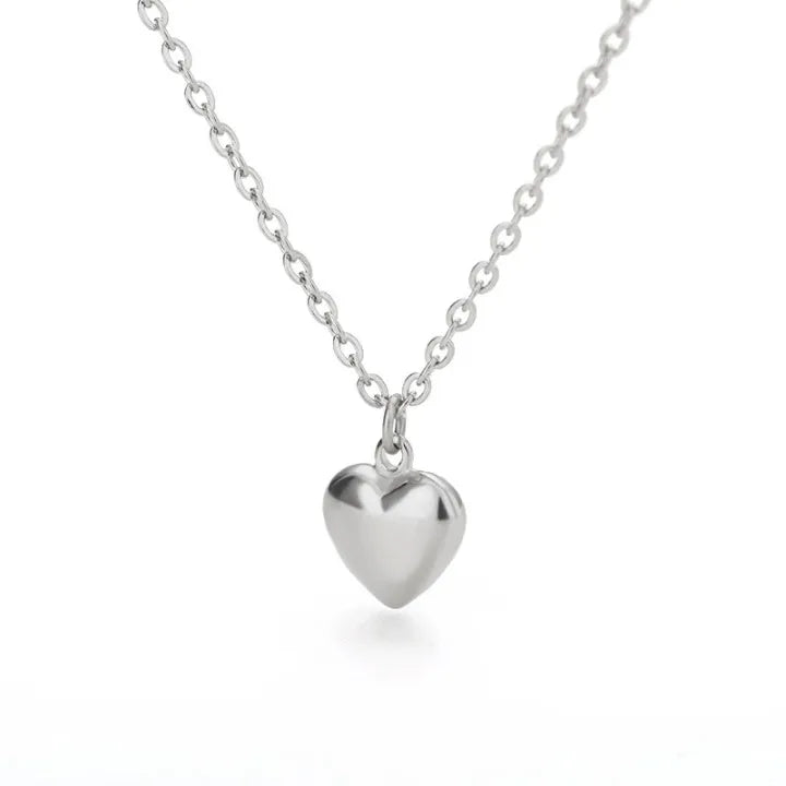 Necklace For Women Fashion Romantic Gold Color Silver Colour Infinite Love Classic Infinity Symbol & Love Heart CZ Jewelry Gift