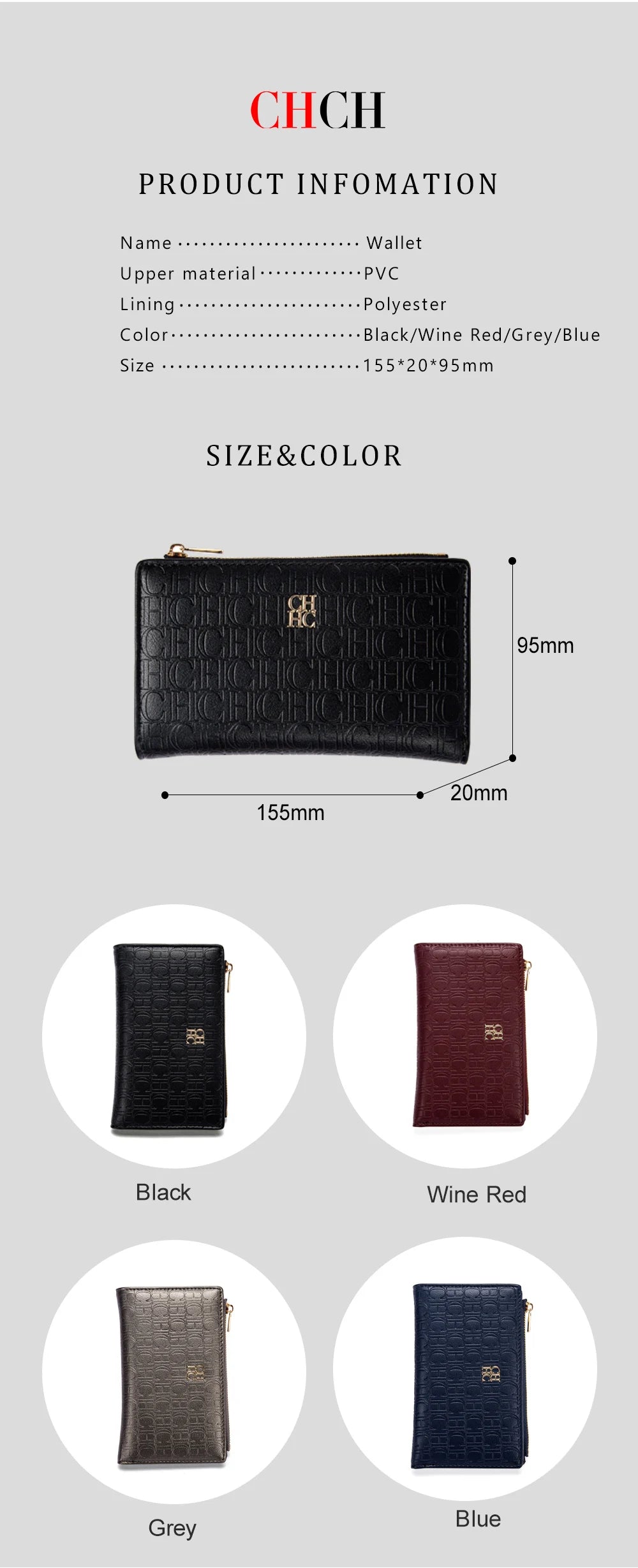 Retro Classic Style Solid Color Women's Long Wallet with Letter Print Portable Women's Clutch Bag Fashionable and Simple