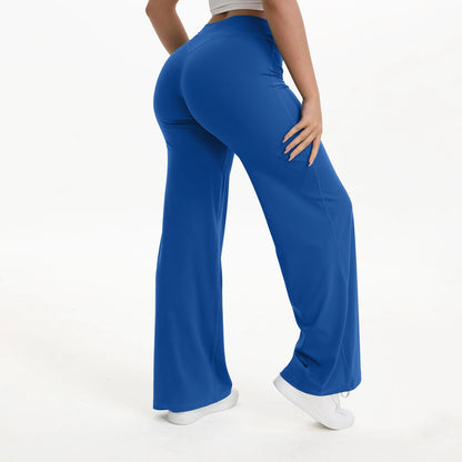SoftMotion Women's Naked Feel Straight Leg Yoga Pants – Mid-Waist Workout Leggings for Pilates, Running, Gym & Everyday Wear
