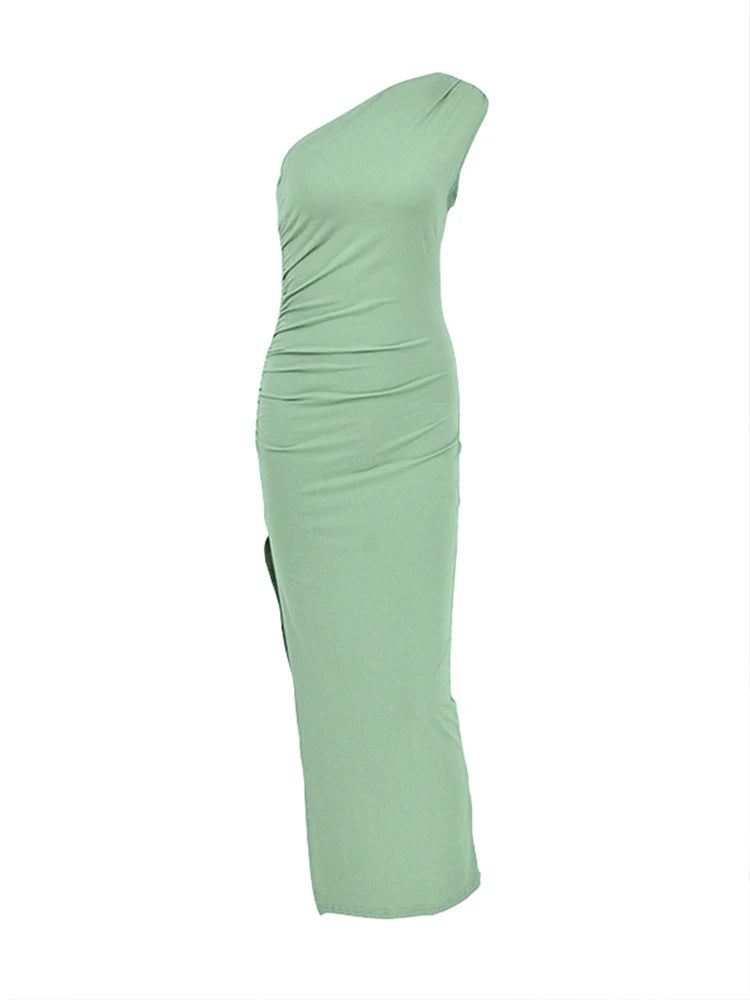Women’s Sexy Backless Maxi Dress – Sleeveless Bodycon Split Party Dress for Summer | Elegant Club & Streetwear Outfit