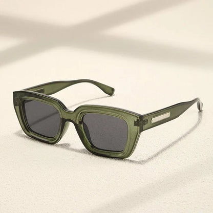 Retro Square Sunglasses UV400 Protection – Unisex Fashion Out/In Door Shades**