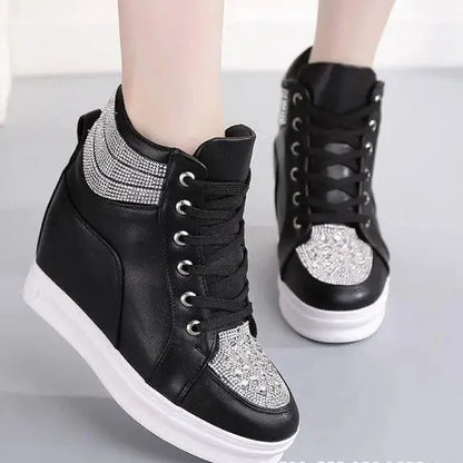 Women’s Platform Wedge Clogs – Round Toe Slip-On Shoes with Height Increase, Casual Summer & Fall Footwear