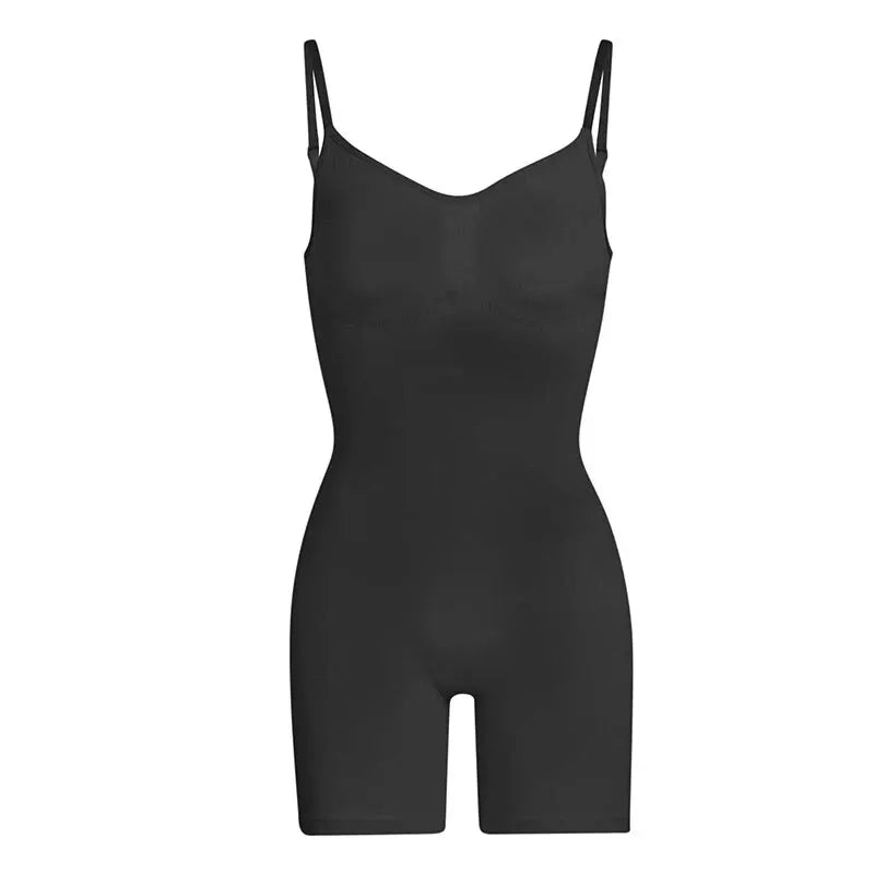 Women’s Seamless Tummy Control Bodysuit – High Waist Shapewear Body Shaper for Flat Belly & Sculpting