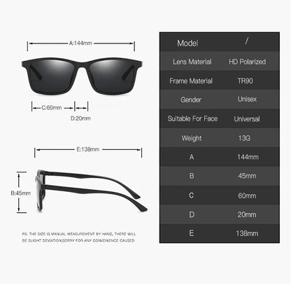 TR Polarized Unisex Sunglasses Driving Glasses, Fishing Glasses, Classic Sports Glasses