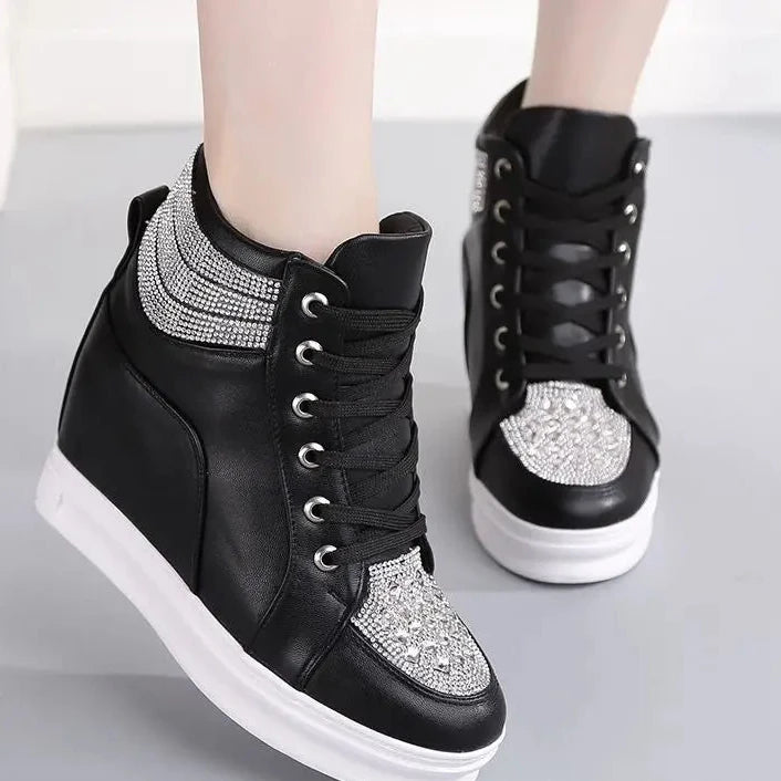Women’s Platform Wedge Clogs – Round Toe Slip-On Shoes with Height Increase, Casual Summer & Fall Footwear